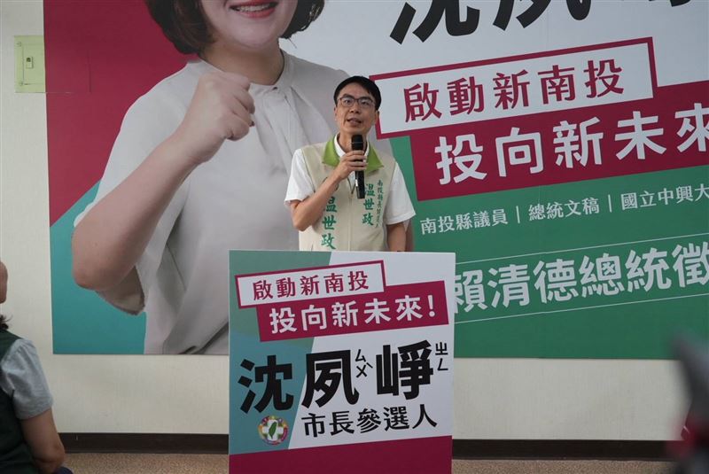 温世政指出,沈夙崢擔任縣議員期間,無論預算審查、議會質詢或地方服務表現都相當亮眼。(圖/温世政提供)