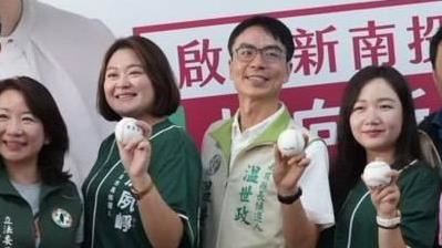 沈夙崢參選南投市長，温世政力挺站台：啟動新南投。（圖／温世政提供） 