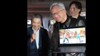 黃仁勳赴日結盟AI巨頭　謝恩人真情告白