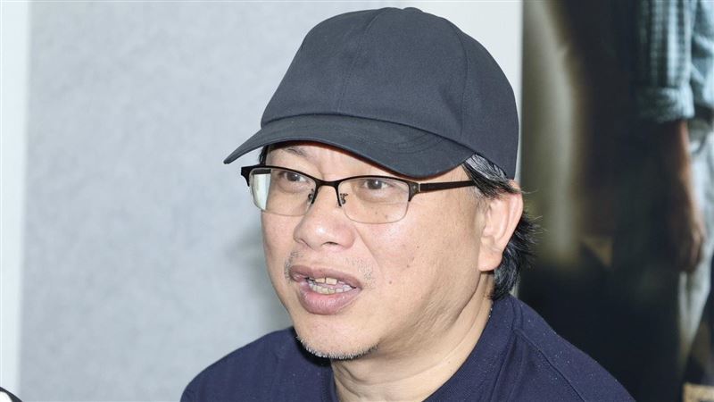 湯昇榮與黃大煒三人相識多年。(圖/記者田俊彥攝影)