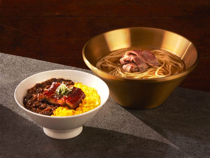 定食8「和牛燒鰻雙盛」。(圖/定食8提供)