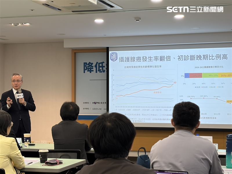 查岱龍表示,許多男性將排尿異常視為老化現象而延誤就醫,導致超過七成病人錯失較佳治療時機。(圖/記者簡浩正攝影)