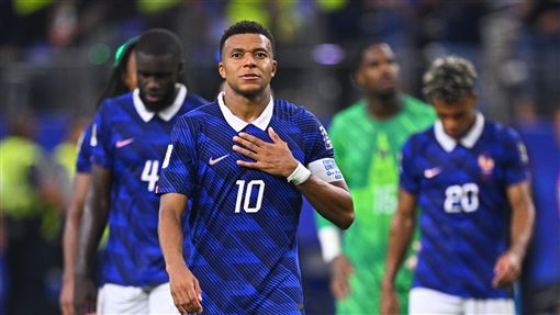 姆巴佩（Kylian Mbappe）本屆世界盃踢進8球，有機會爭奪金靴獎。（圖／美聯社／達志影像）