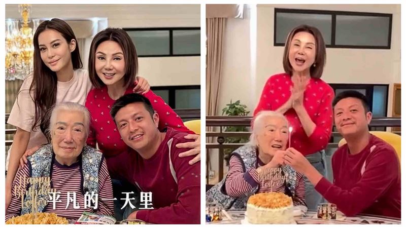69歲婉君表妹三代同堂　合照曝一家神基因