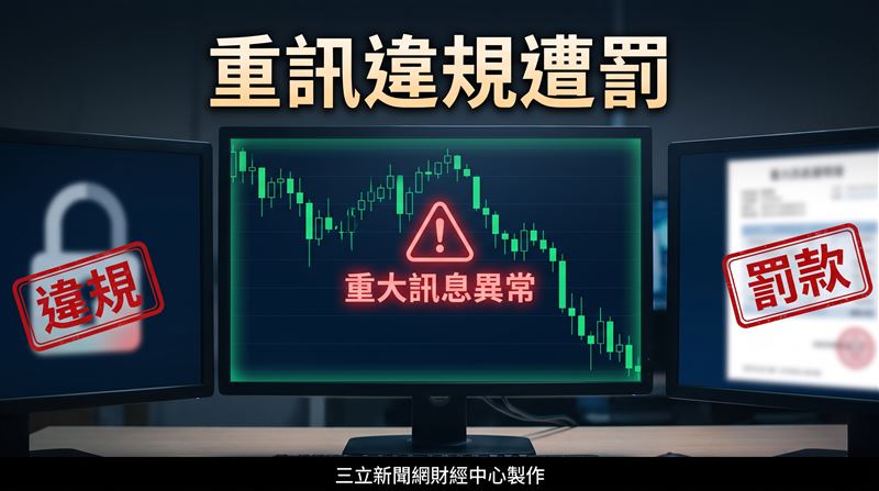 臺灣證券交易所對中國人造纖維股份有限公司,違反重大訊息規定,處以新臺幣3萬元違約金。(圖/三立新聞網財經中心蕭榕AI製圖)