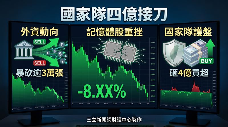 旺宏董事長吳敏求。旺宏（2337）16日外資被狂砍3.44萬張，受創最深。國家隊砸下4億3123萬1156元、買超3115張予以承接，但旺宏終場仍下挫8.08%，以136.5元作收。（圖／三立新聞網財經中心蕭榕AI製圖）
