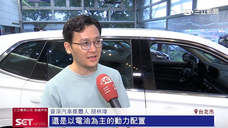 資深汽車媒體人胡林瑋表示，休旅車市場最受歡迎的還是以電油為主的動力配置。（圖／擷自三立新聞網YT）