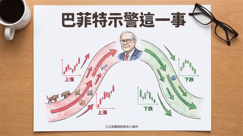 「股神」巴菲特(Warren Buffett)日前接受美國媒體《CNBC》專訪,就當前股市發展趨勢提出看法。他坦言,如今股市已逐漸淪為投機交易的戰場,而非以長期投資為核心考量,當所有參與者都傾向把股市當賭場玩時,要從中挖掘出真正具備投資價值的標的,難度將大幅提高。(圖/AI製圖)