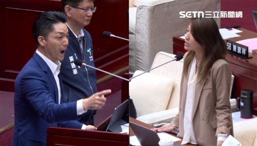 蔣萬安與顏若芳吵架。（圖／翻攝畫面）