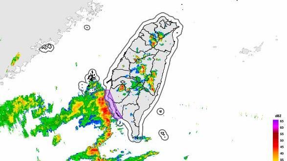 新/大雷雨狂轟3縣市 警戒範圍曝光