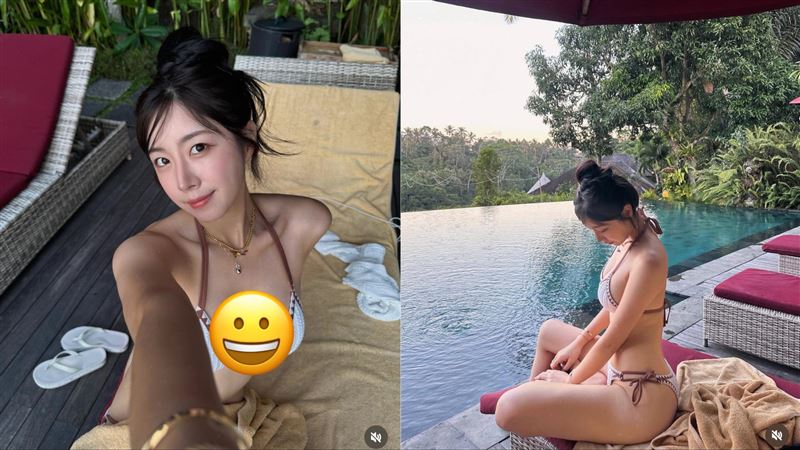 安芝儇比基尼照超火辣。(圖/翻攝自IG)