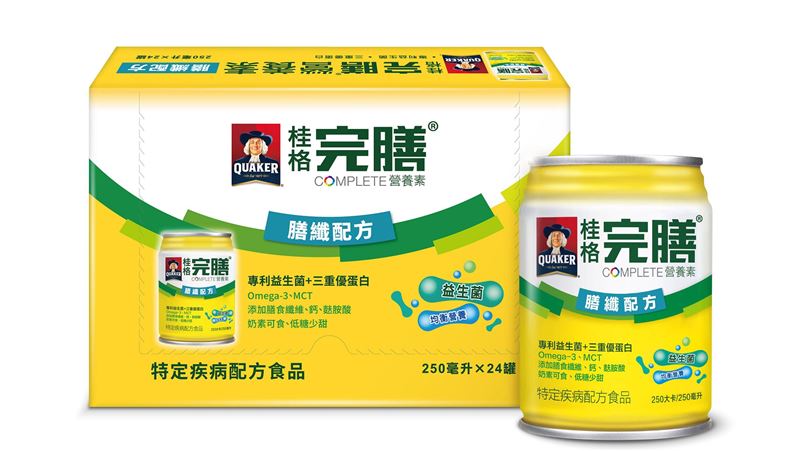 「桂格完膳膳纖配方」添加日本專利益生菌