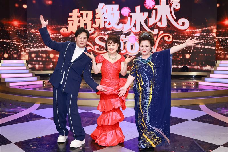翁倩玉上白冰冰、陽帆節目。(圖/民視提供)