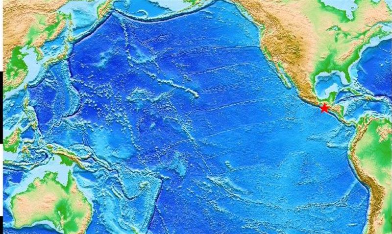 規模7.4強震襲墨西哥!氣象署發「海嘯警報」:將嚴密監視後續影響。(圖/氣象署)