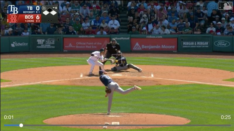 鄭宗哲偷點形成內野安打。(圖/翻攝自MLB官網)