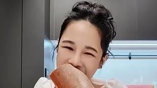 千千爆蛋糕整顆吃　粉絲：她真的沒唬爛