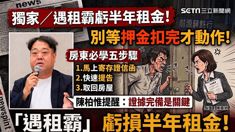 獨／租霸橫行！專家曝房東必學5步驟