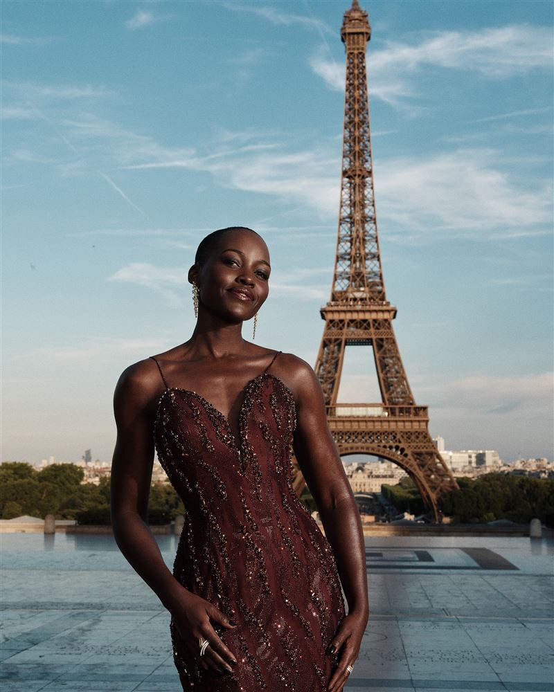 奧斯卡影后露琵塔尼詠歐（Lupita Nyong'o）在《奧德賽》中飾演希臘神話中的「世界第一美女」海倫。（圖／UIP提供）