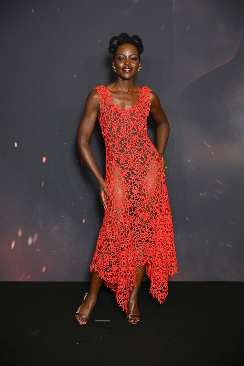 奧斯卡影后露琵塔尼詠歐（Lupita Nyong'o）在《奧德賽》中飾演希臘神話中的「世界第一美女」海倫。（圖／UIP提供）