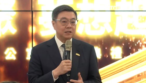 卓榮泰出席「新創總會新北辦公室」開幕式(圖/翻攝畫面)