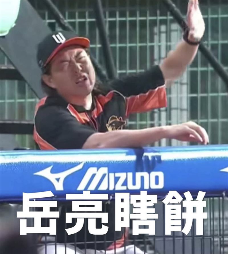 林岳平的表情被做成各式梗圖。(圖/翻攝自Threads)
