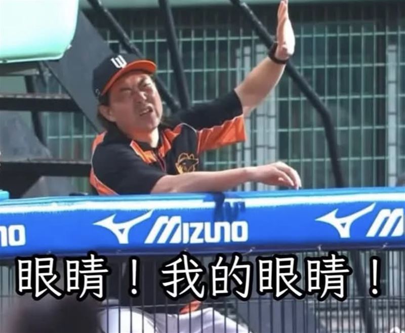 林岳平的表情被做成各式梗圖。(圖/翻攝自Threads)