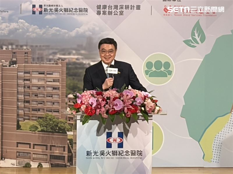 行政院長卓榮泰出席「健康台灣深耕論壇」。(圖/記者簡浩正攝影)
