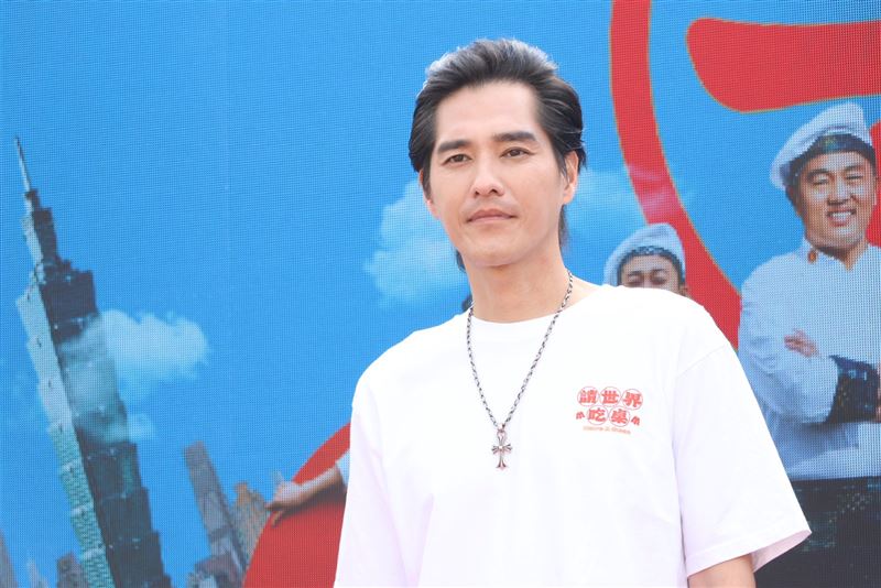 藍正龍首度鬆口談大S。(圖/記者鄭孟晃攝影)