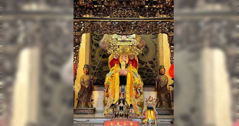 台中樂成宮玉皇上帝。(圖/楊登嵙提供)