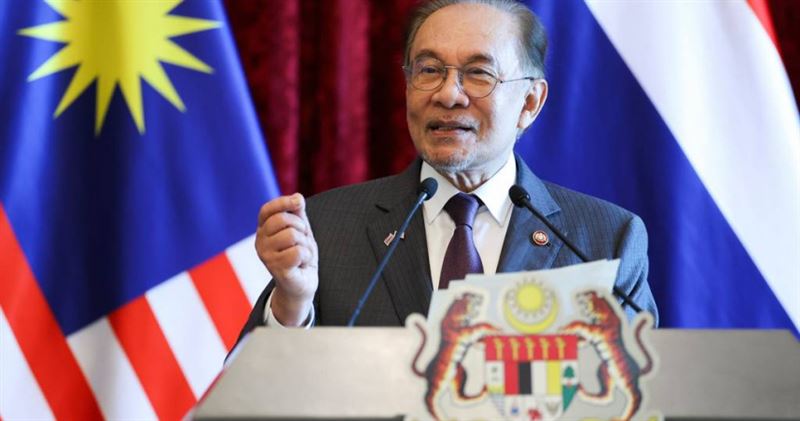 馬來西亞首相安華表示,若查獲境內有以色列公民,將依法立即驅逐出境;相關言論源於政府針對「Network School」展開調查。(圖/達志/美聯社)