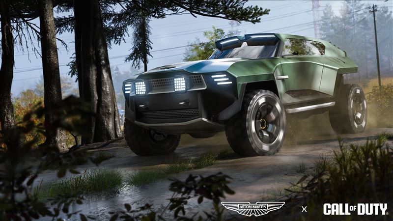 《決勝時刻:現代戰爭4》專屬戰術休旅車「Aston Martin無畏者」。(圖/品牌提供)