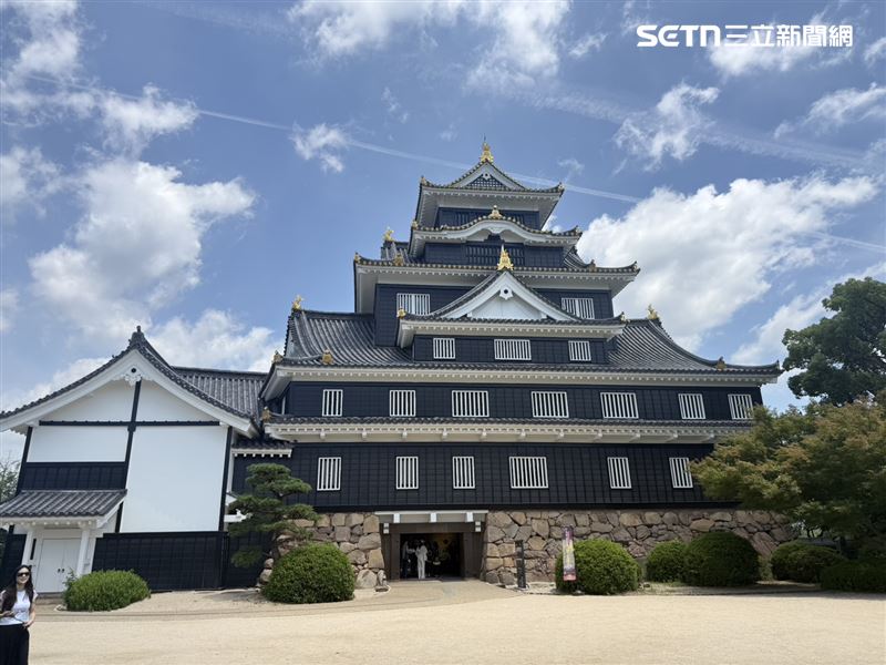 岡山城是岡山必訪景點之一。(圖/記者李育道攝影)