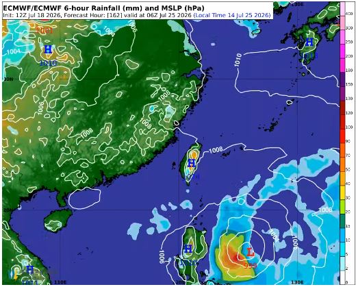 下週新颱風生成,東南部將轉雨。(圖/吳聖宇臉書)