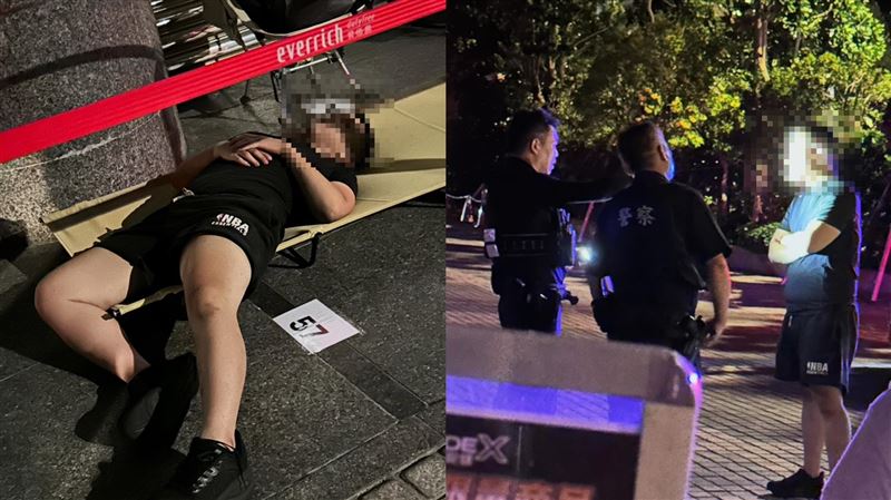 醉男夜排戰鬥陀螺脫序!加碼嘴警一句GG了