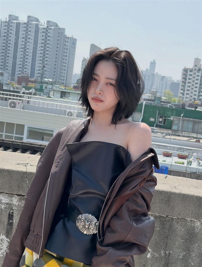 南韓女團ITZY成員申留真。(圖/翻攝自IG @iamfinethankyouandryu)