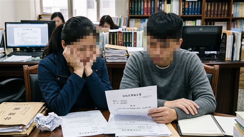 一對姊弟自幼遭父親家暴,長大成年後,各自成家,去年收到生父死訊,收到訃文時認為「與他們無關」因此,未向法院聲請拋棄繼承,因此,生前遺留的債務,須由姊弟繼承。(示意圖/AI生成圖)