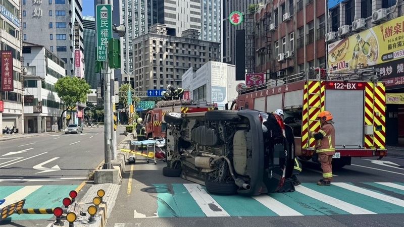 事故發生現場。(圖/翻攝畫面)