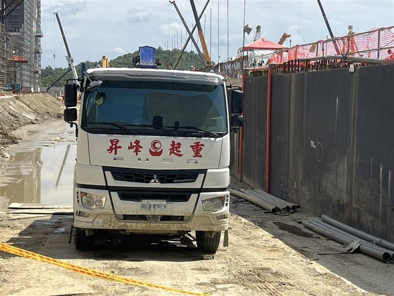 台積電F20廠發生工安意外。(圖/翻攝畫面)