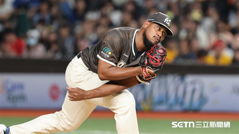 Team Star投手梅賽鍶。(圖/記者劉彥池攝影)