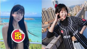 籃籃脫了！罕曬長髮泳裝照　胸口深邃挖洞