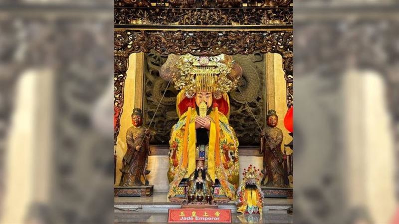 台中樂成宮玉皇上帝。 (圖/楊登嵙提供)