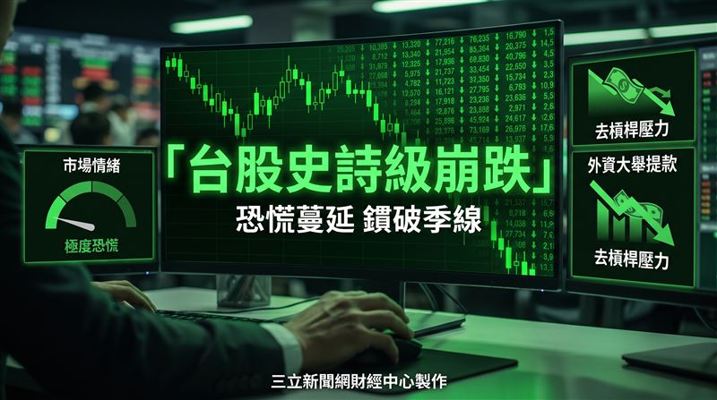 玉山投信建議,台股部位可趁市場去化融資過程中,分批承接布局。惟須留意美股獲利上修力道趨緩,導致近期美股走勢同樣出現震盪,進而影響全球對AI科技類股的投資情緒、國際地緣政治及美國通膨造成波動加劇、類股持續輪動但陸續出現價量背離狀態,市場籌碼面顯示短期風險上升。(圖/三立新聞網財經中心蕭榕AI製圖)
