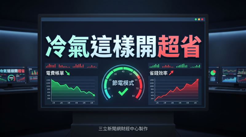一名為人妻的網友分享,自己為了省電又想維持室內涼爽,習慣讓冷氣採取「定時」模式運轉,未料卻換來小孩三更半夜熱到醒來的窘境,讓她相當困擾。事實上,台電先前就曾公開幾項吹冷氣的實用技巧,只要掌握訣竅,就能兼顧省電效果與睡眠品質。(圖/三立新聞網財經中心蕭榕AI製圖)