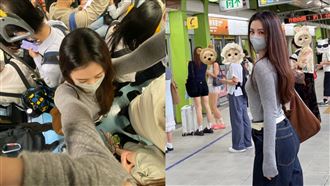 周曉涵捷運照紅到韓國　本人PO美照曝心情