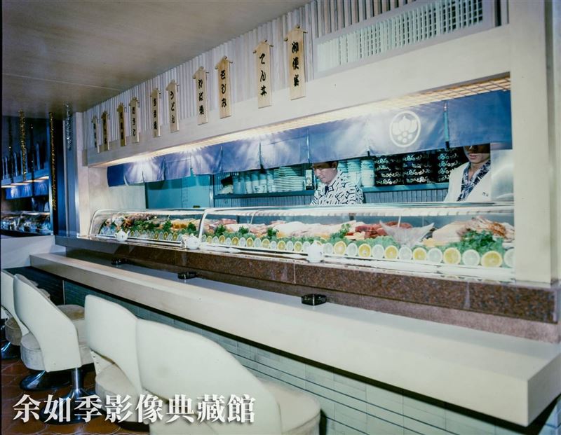 西北大飯店的日式料理,有當年最高級的生魚片料理,是中部首屈一指的名店。(圖/余如季影像典藏館提供)
