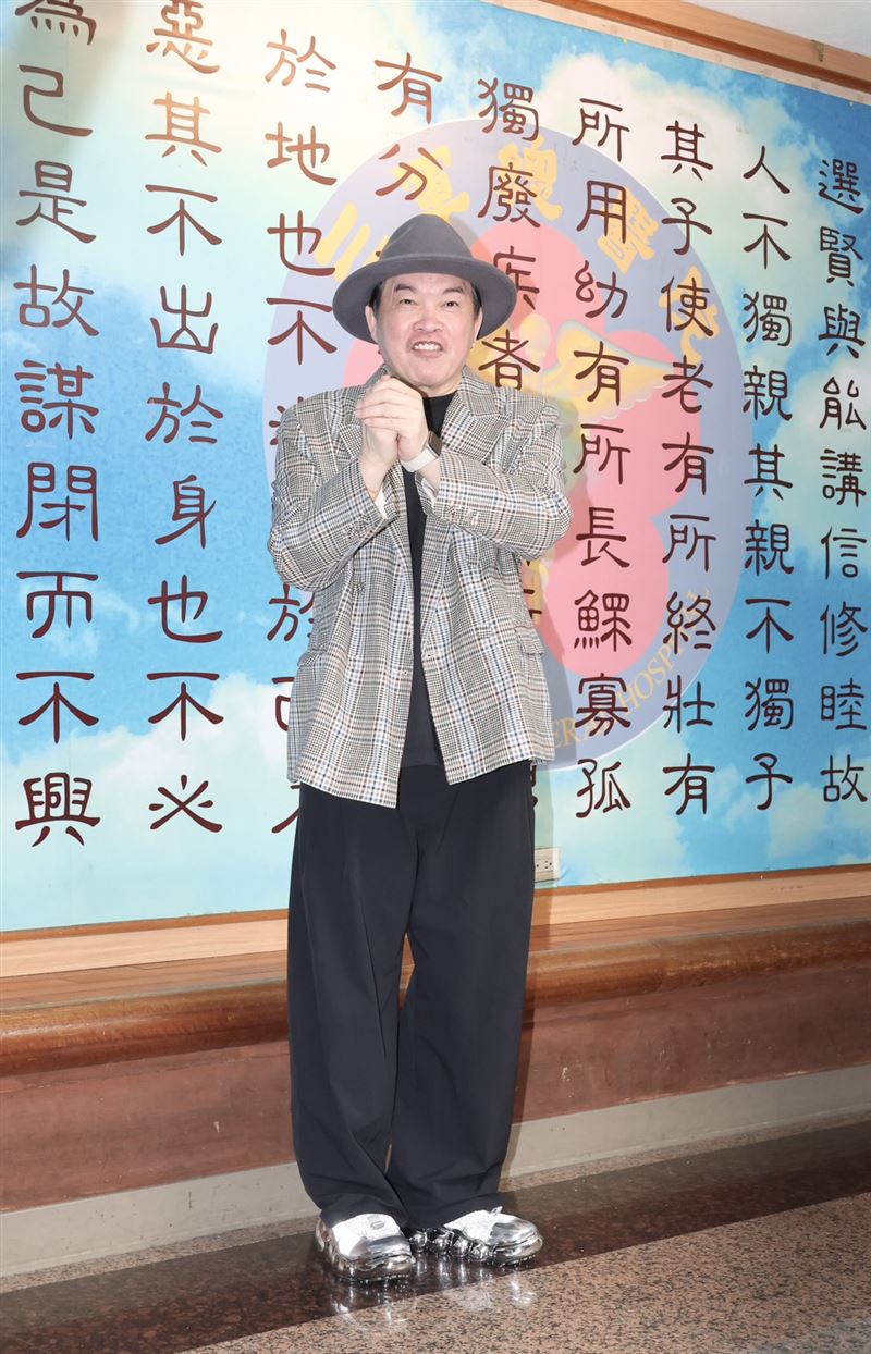 康康提及吳宗憲。(圖/記者田俊彥攝影)