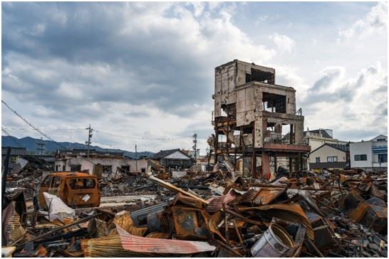 地震造成能登沿岸地貌改變,災後重建工作持續進行中