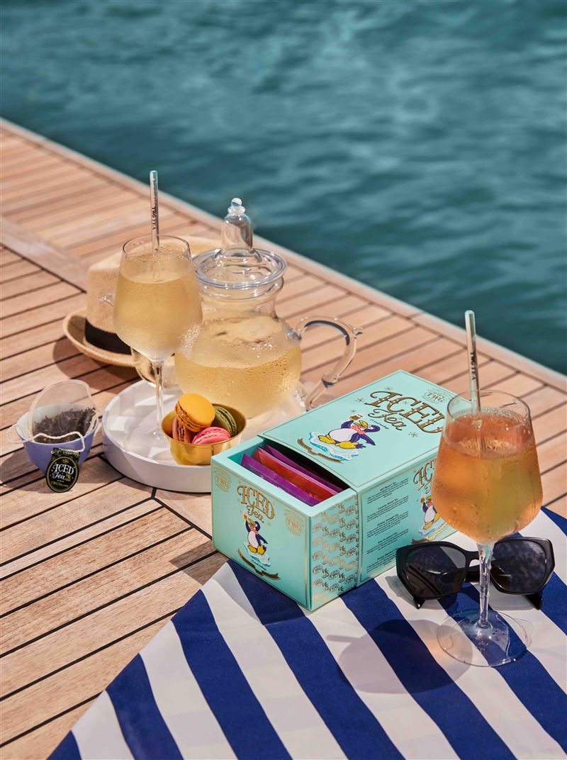 TWG Tea「夏日假期冰茶禮盒」全台首度沁涼登場。(圖/品牌業者提供)