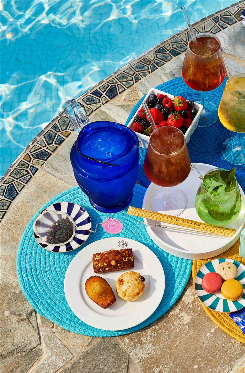 TWG Tea「繽冽亮璃彩壺」擁有多款鮮豔色彩可供選擇。(圖/品牌業者提供)