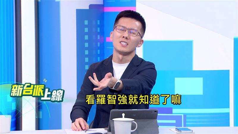 蕭敬嚴爆料「接力絕食」幕後操盤手是羅智強,看他子弟兵過去選舉就知道,最後一定要「體虛送醫」博聲量。(圖/新台派上線)